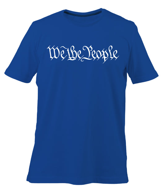 We The People Classic Tee (Blue and White)
