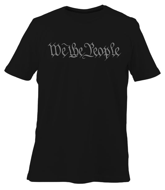 We The People Classic Tee (Black and Gray)