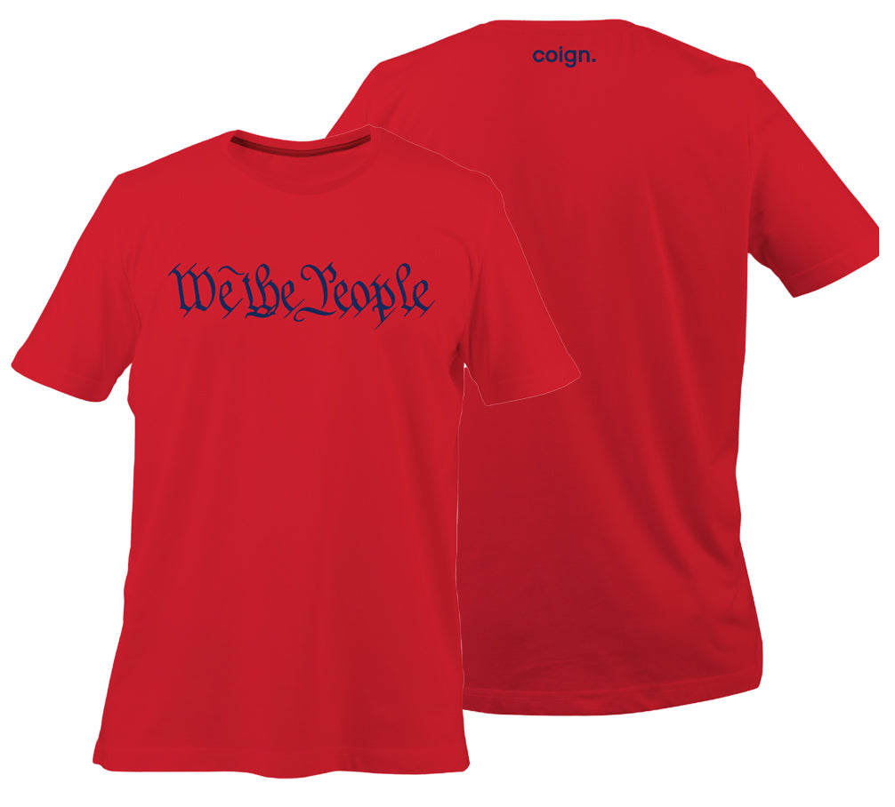 We The People Classic Tee (Ole Miss -Red and blue)