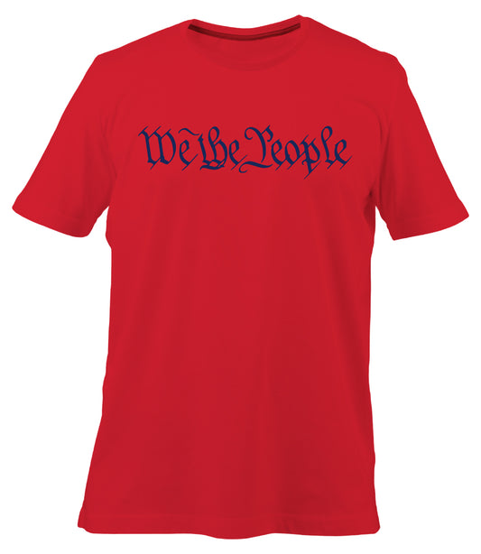 We The People Classic Tee (Ole Miss -Red and blue)