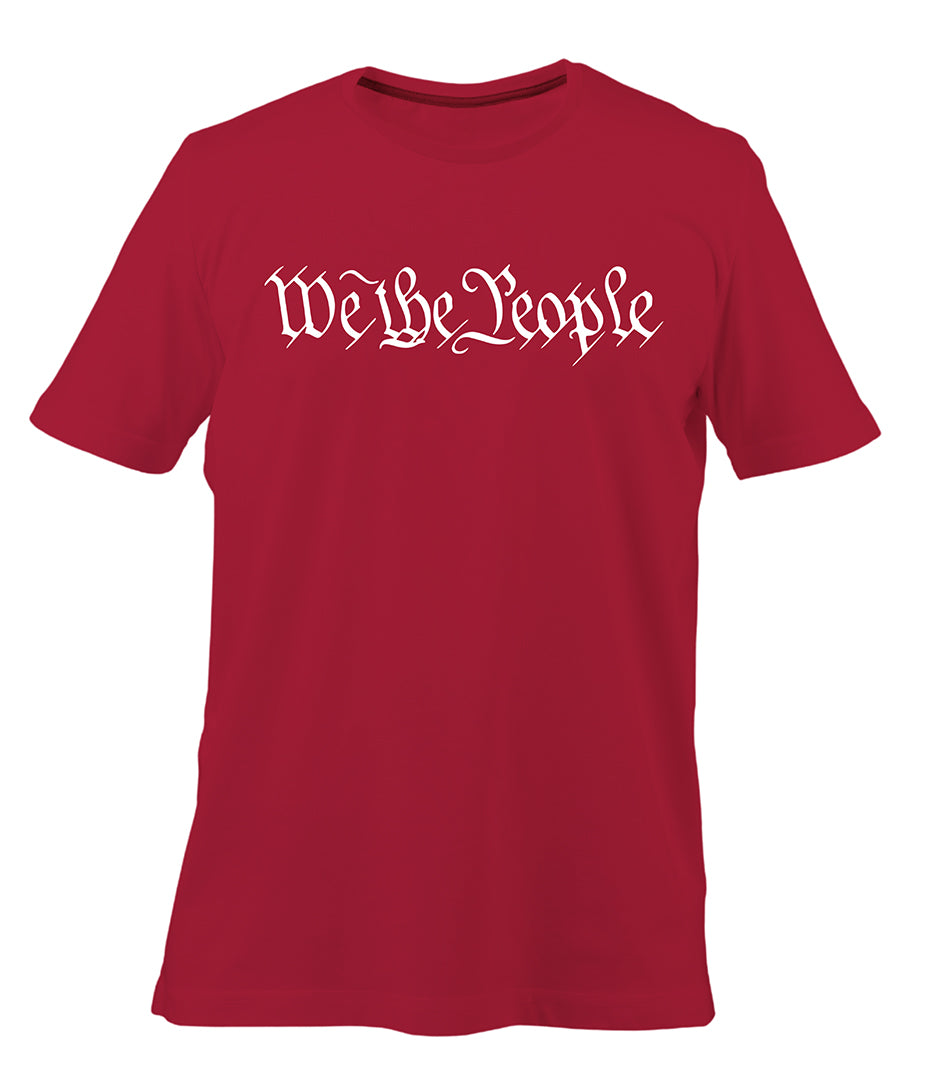 We The People Classic Tee (Red and White)