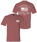 Red America Golden Age Freedom Legacy Tee