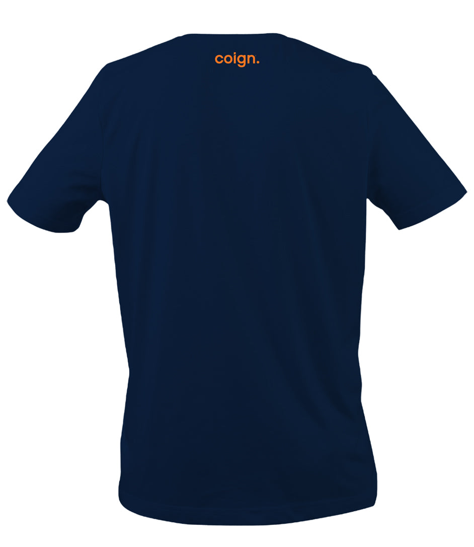 We The People Classic Tee (Blue and Orange)