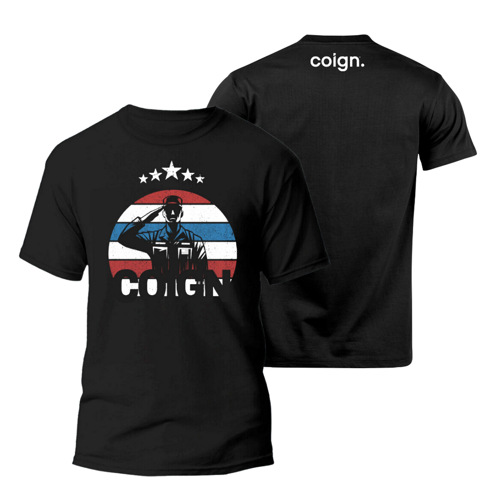 American Soldier Black T-Shirt