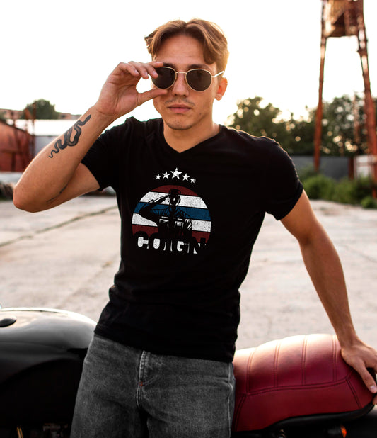 Coign American Soldier Black T-Shirt