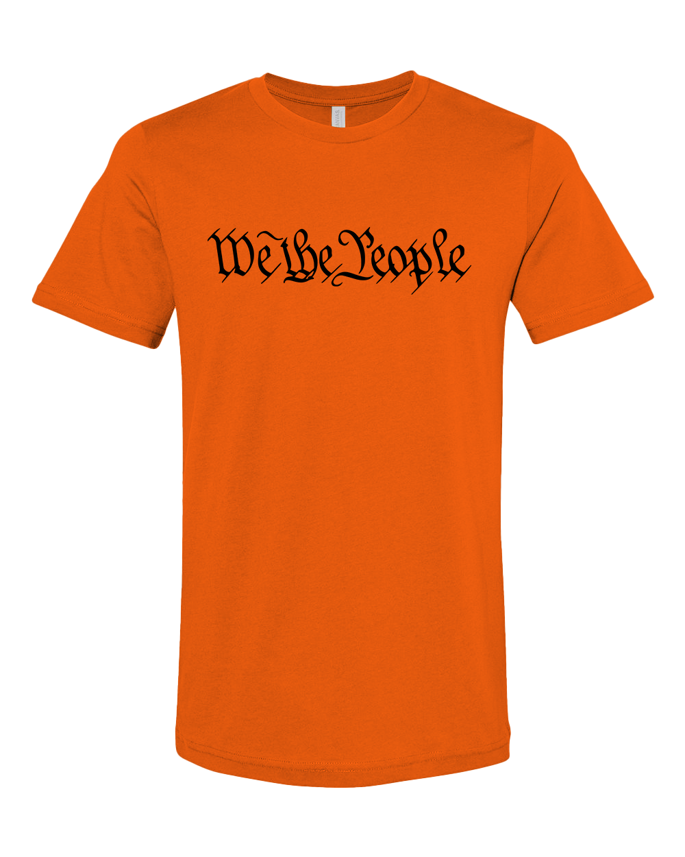 We The People Classic Tee HALLOWEEN EDITION (ORANGE & BLACK)