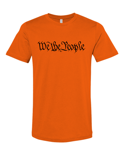 We The People Classic Tee HALLOWEEN EDITION (ORANGE & BLACK)