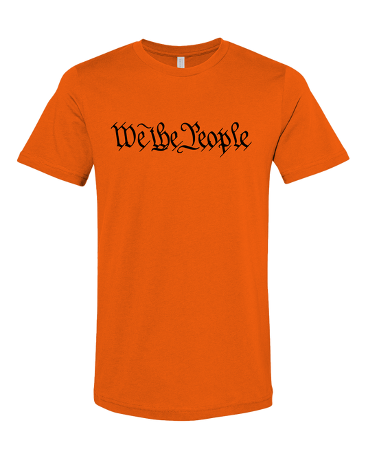 We The People Classic Tee HALLOWEEN EDITION (ORANGE & BLACK)
