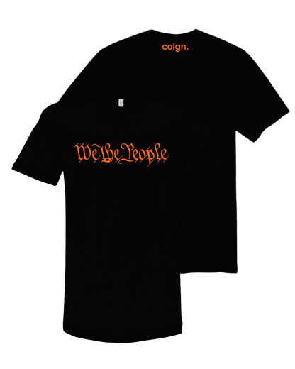We The People Classic Tee HALLOWEEN EDITION (BLACK & ORANGE)