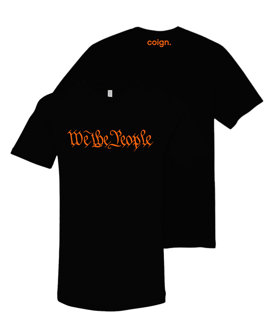We The People Classic Tee HALLOWEEN EDITION (BLACK & ORANGE)