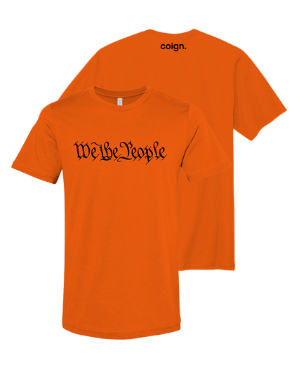 We The People Classic Tee HALLOWEEN EDITION (ORANGE & BLACK)
