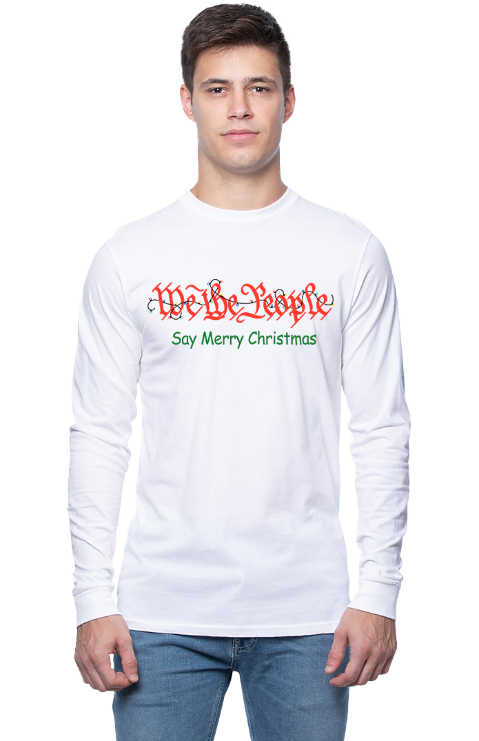 We The People Holiday Long Sleeved Shirt White