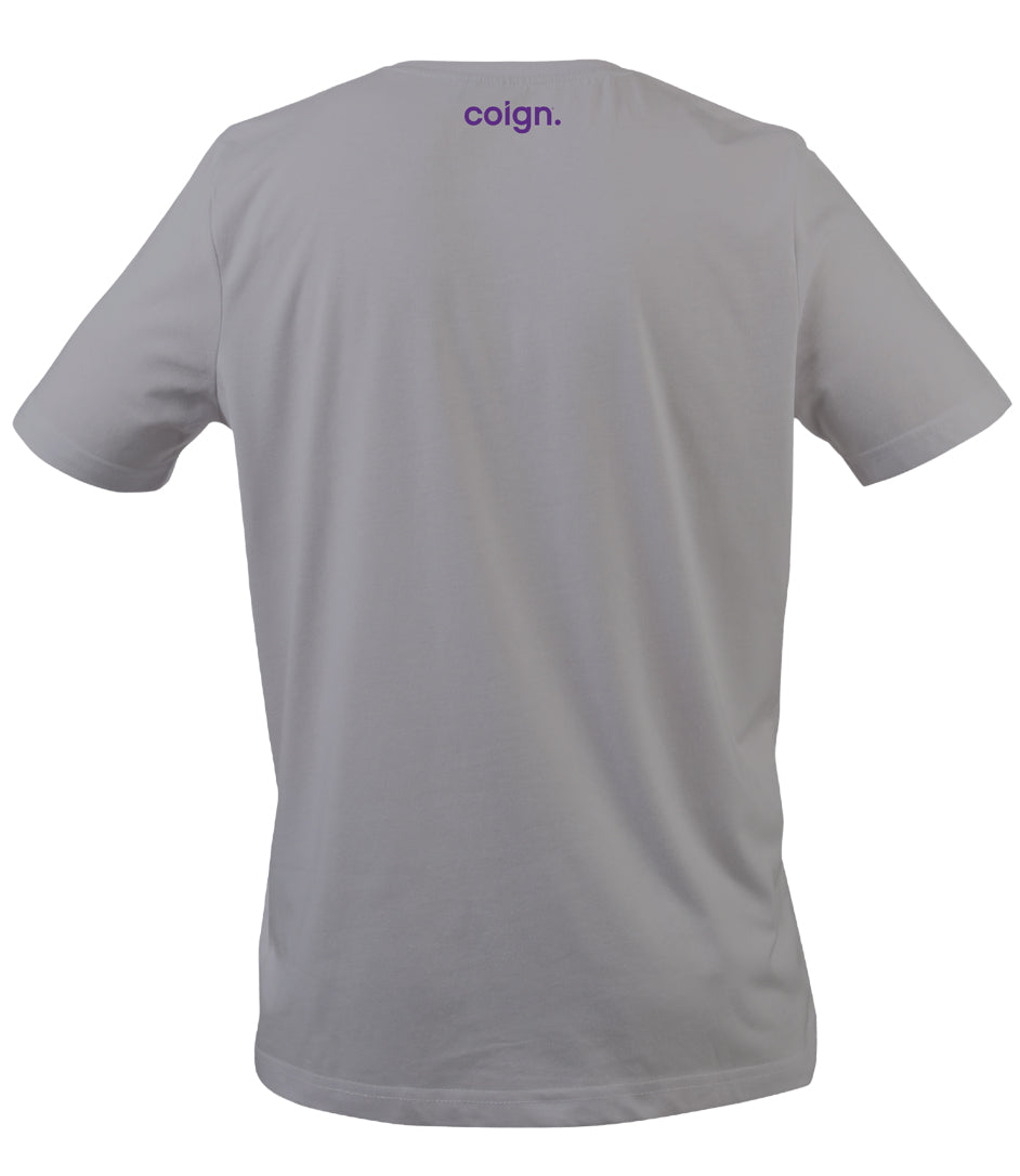 We The People Classic Tee (Gray and Purple)