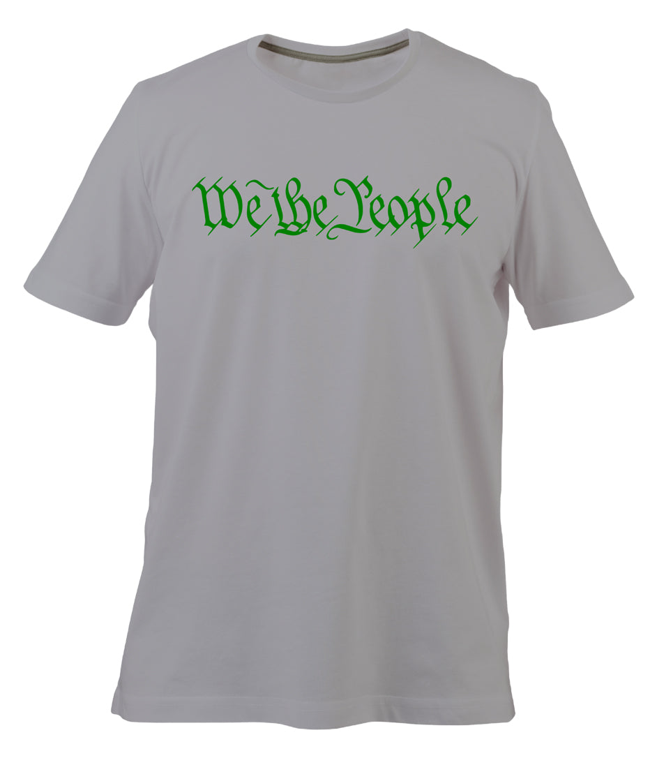 We The People Classic Tee (Gray and Green)
