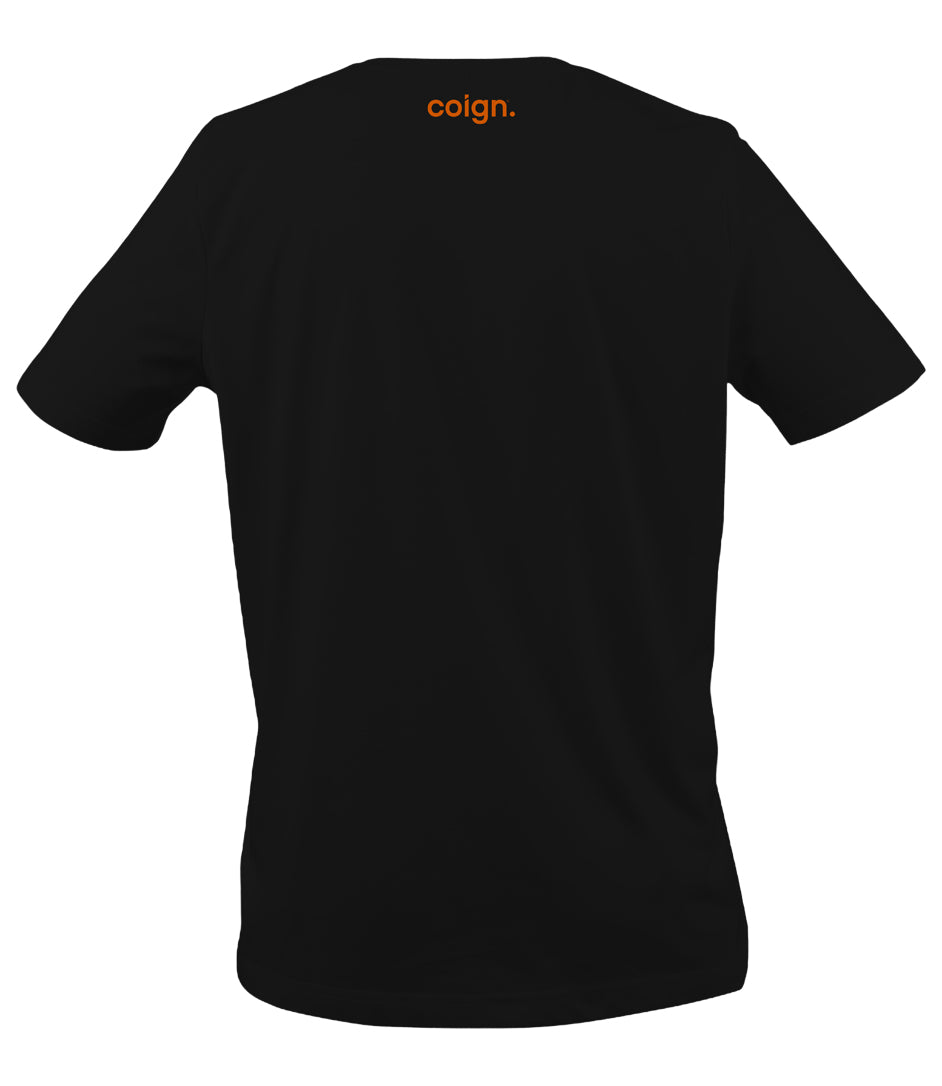 We The People Classic Tee (Black and Orange)