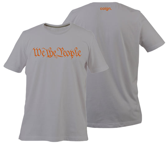 We The People Classic Tee (Tennessee Gray and Orange)