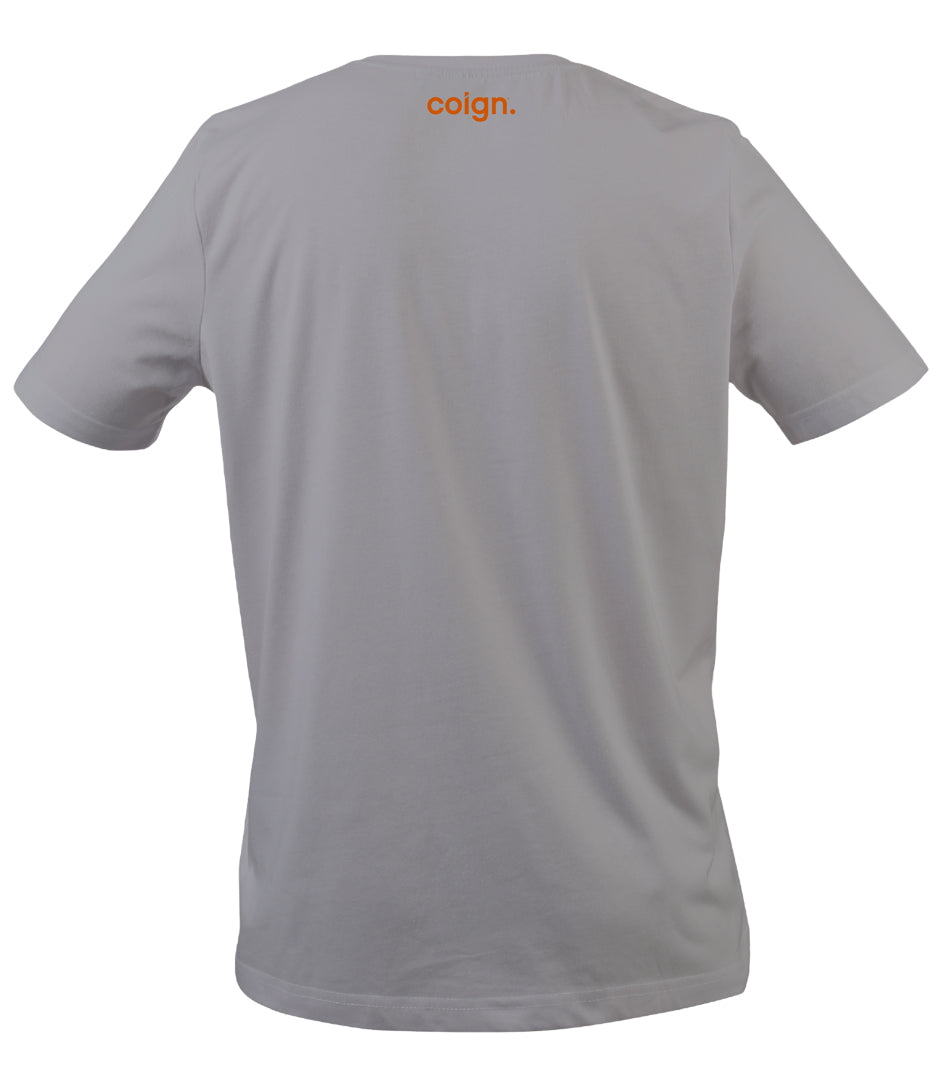 We The People Classic Tee (Heather Gray and Orange)