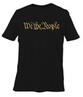 We The People Classic Tee (Black and Gold)