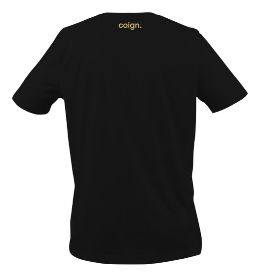 We The People Classic Tee (Black and Gold)