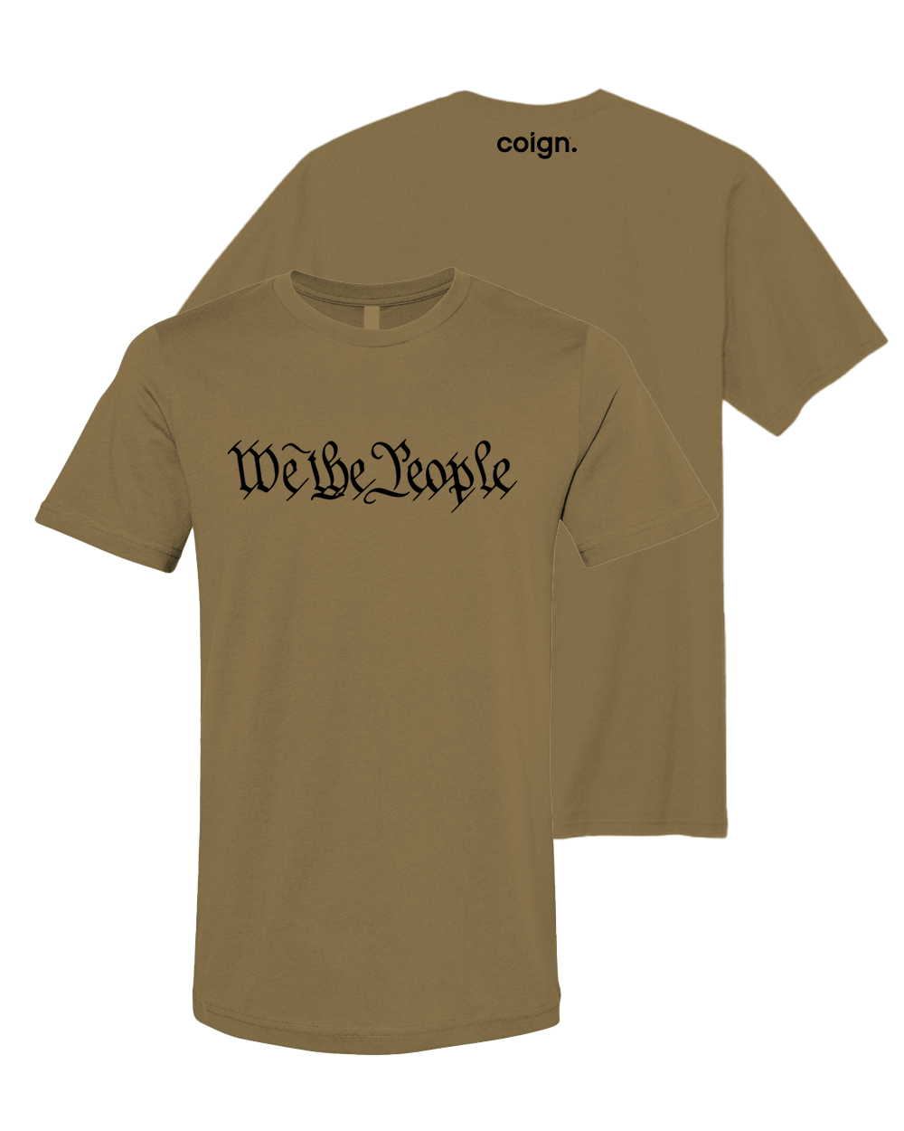 We The People Classic Tee HUNTING EDITION (Cayote Brown)