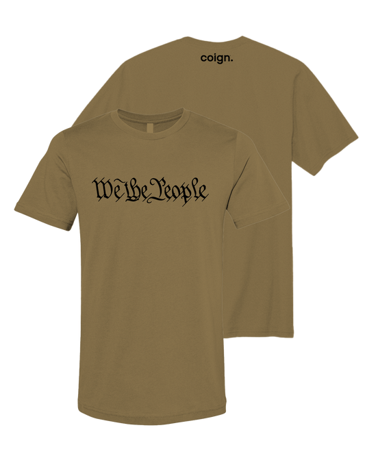 We The People Classic Tee HUNTING EDITION (Cayote Brown)
